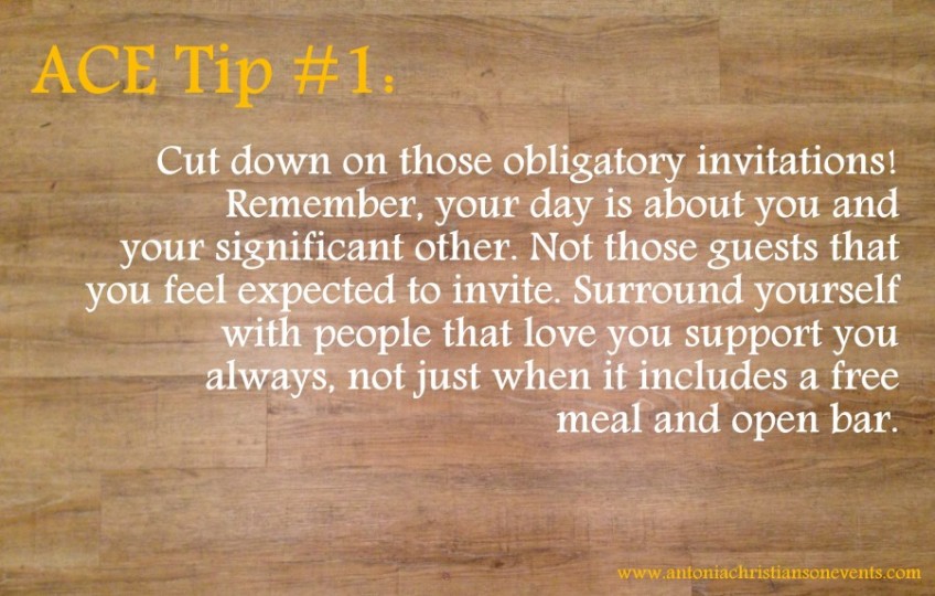 Weekly Tuesday Planning Tips: Antonia Christianson Events